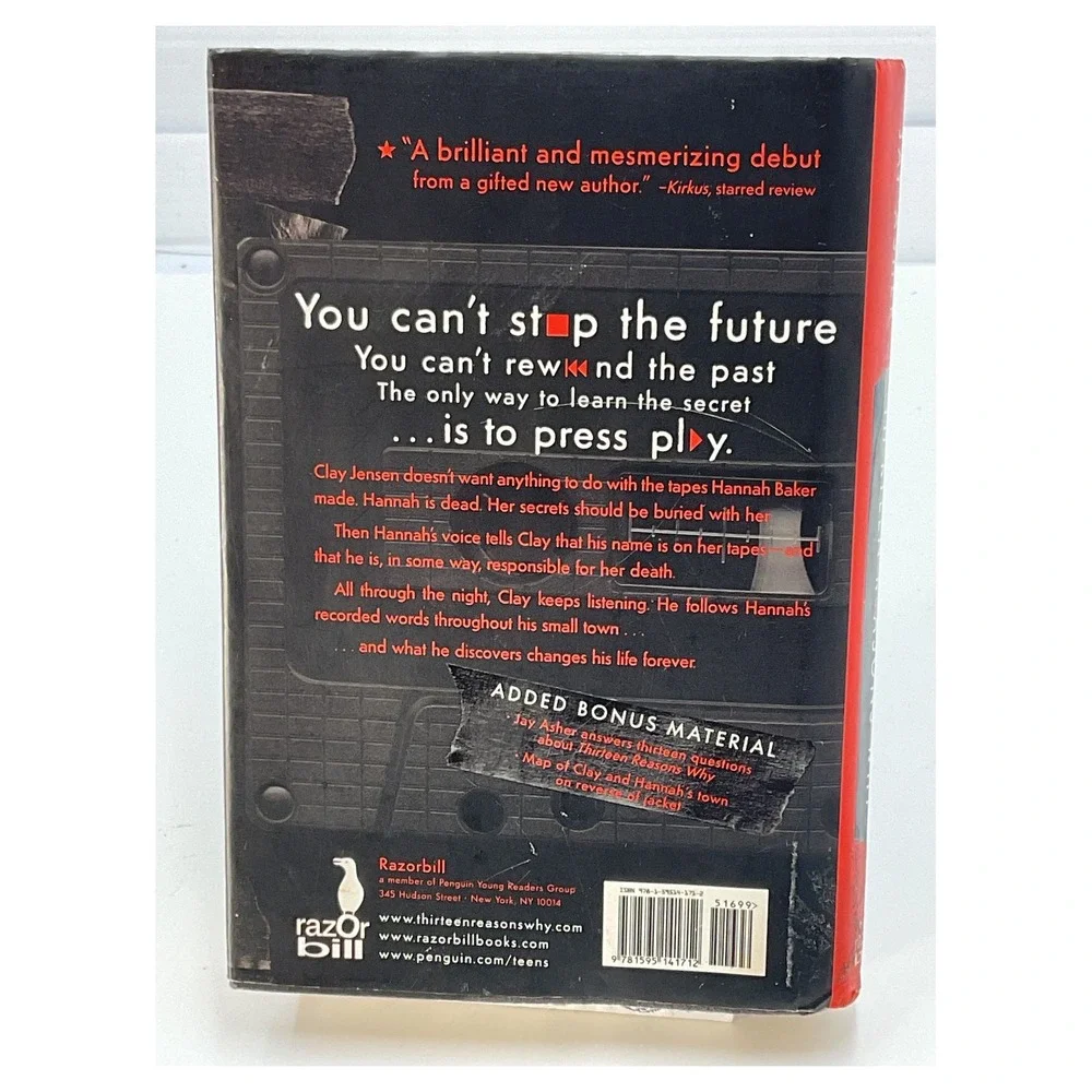 Thirteen Reasons Why‎ by Jay Asher Hardcover Novel